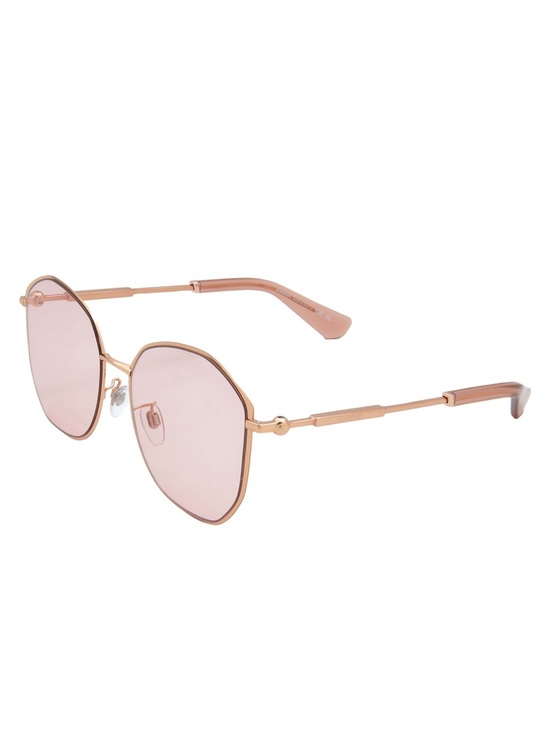 NWT Burberry Rose Gold Metal Sunglasses with Pink Tint main image 4